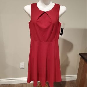 NWT Red fit and flare Alyx dress Size 6